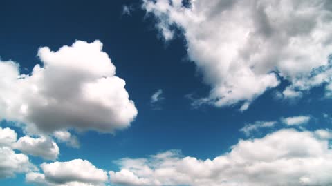 blue sky and clouds