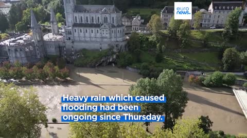 Christian pilgrims in Lourdes evacuated after nearby river overflows