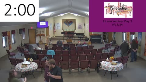 Week 3 of 5 of 15 Minute Seminar Moose Creek Baptist Church, North Pole, AK 9/15/2024