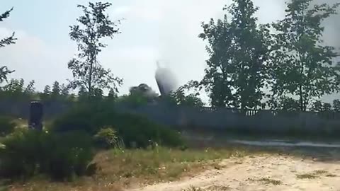 Nothing unusual, just Khohols firing HIMARS MLRS from a cemetery in Sumy region