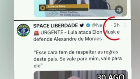 Lula; eu já pedir pra inundar o Sul, Eu, já pedir pra queimar o Brasil. A terraplanagem está sendo feita, agora vamos tirar a starlink e, colocar a huawei. O X era só pra chegar até a starlink !