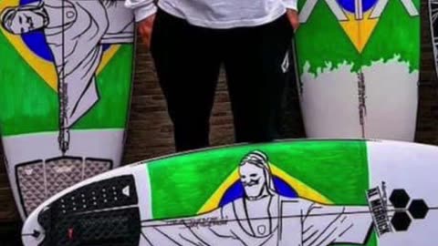 Paris Olympics banned Brazilian surfer from using surf board featuring an image of JESUS