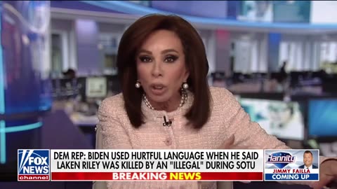 Judge Jeanine: Biden minimized the death of Laken Riley