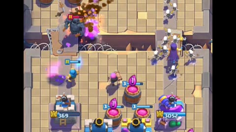 Desafio barriles de diversion #clashroyale