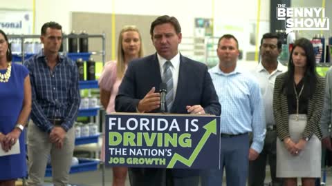 Gov. Ron DeSantis Talks About Fauci and Puppy Torture