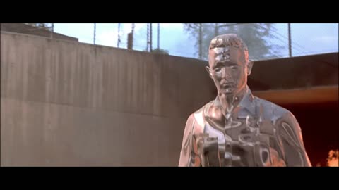 Terminator 2 Judgement Day - Terminator vs T1000 Chasing John Connor Clip