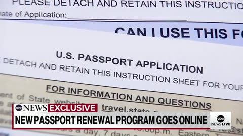 Americans can now renew passports online for 1st time ever