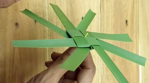 Coconut leaf crafts idea || Very unique craft craft with real leaves #craft #shorts #reels