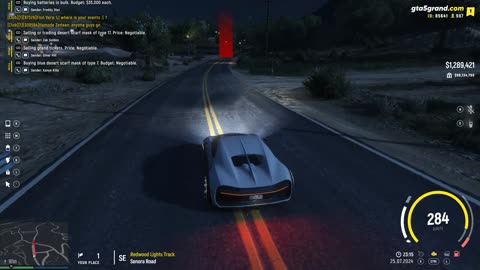 GTA V - Grand RP EN1 - Bugatti Chiron - Corrida de Rua de 25-07-2024 - 23:15 - Sargento Rodrigues