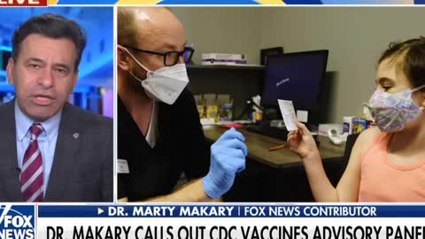 Dr. Marty Makary Takes Down CDC for Recommending Youth Covid 'Boosters'