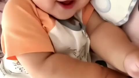 Cute laughing babies