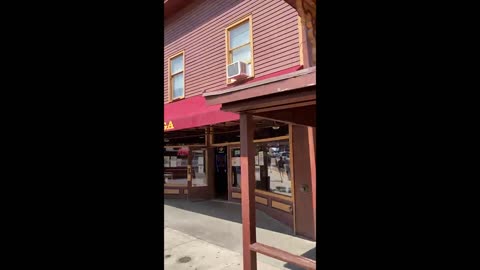 Riding in Deadwood, South Dakota