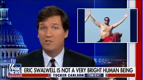 Tucker Carlson: "It’s not surprising that @ericswalwell fell for today’s hoax.