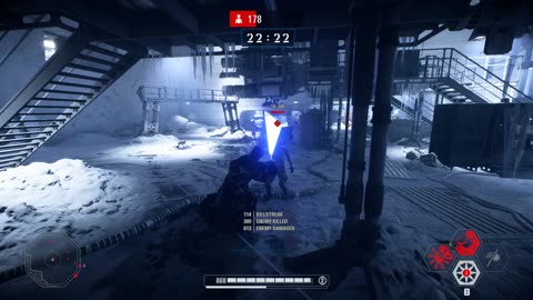 SWBF2 (2017): Arcade Onslaught Anakin Skywalker 500+ Killstreak Hoth Gameplay