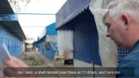 Ukraine Bombed a Busy Donetsk Market Yesterday, Killing 5 Civilians