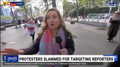 Mostly Peaceful Palestine protestors attack ABC News Crew