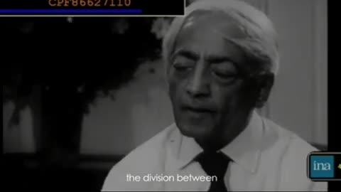 KRISHNAMURTI : La révolution du silence