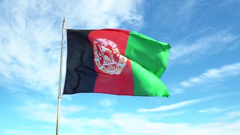 The Official Internationally recognized flag of Afghanistan