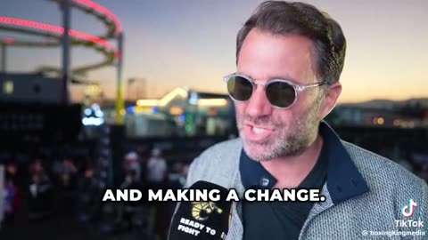 Eddie Hearn speaks up