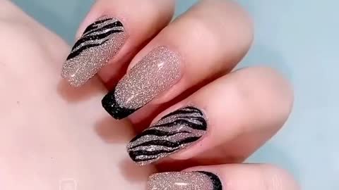 Beautiful Nail Art Design #nailart