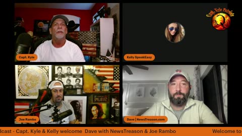 Joe Rambo & Dave w/ NewsTreason join Capt Kyle & Kelly for an Epic Anon Round Table - 8/26/24