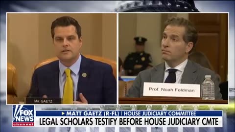 Gaetz explodes at impeachment witnesses- You don't get to interrupt me