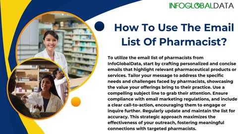 Target the Right Prospects with Segmented Pharmacist Email Lists