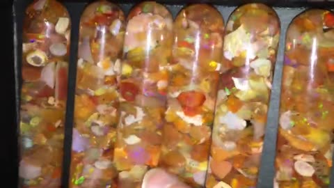 Mexican Fire Opals from Queretaro Mexico