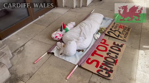 March for Sudan and Palestine. Cardiff University Cardiff