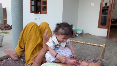 SWEET MOMENT | BABY WITH HER GRANDMA | FAMILY LOVE | PUNJAB |