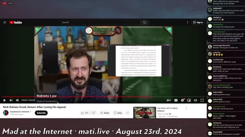 Rekieta post-omnibus thoughts - Mad at the Internet (August 23, 2024)