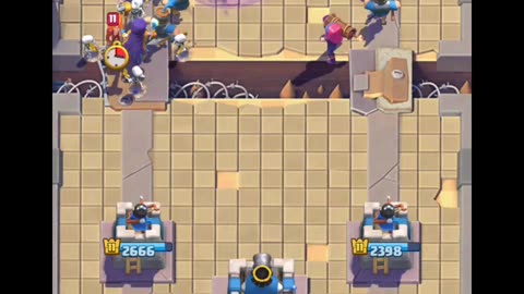 Desafio amenaza de cohete #clashroyale