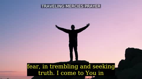 TRAVELING MERCIES PRAYER