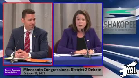 Rep Angie Craig (Democrat) exposes herself in debate