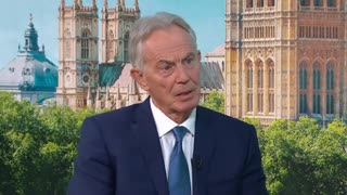 Sir Tony Blair dodges Netanyahu question as former PM talks to Sky News about ne