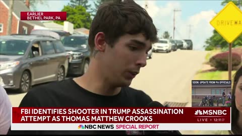 Classmate Describes Would-Be Trump Assassin Thomas Matthew Crooks As A 'Loner'