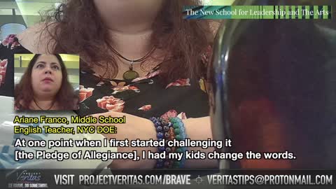 Project Veritas Exposes Leftist Teacher Who Details How She Indoctrinates Her Students