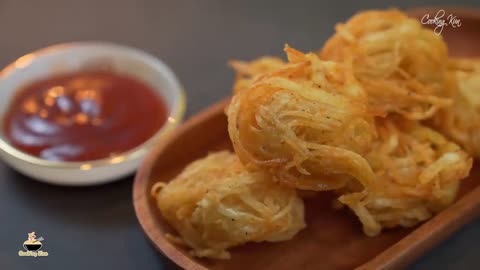 Crispy Potato Snacks Recipe ! Super Crispy ! If You Have 2 Potatoes, You Must Try This Dish!