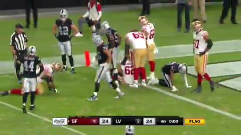 The 49ers' wild play to end their preseason against the Raiders has to be seen to be believed