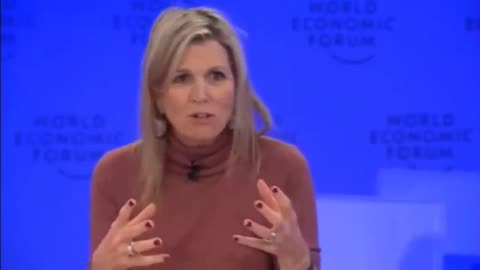 Koningin Maxima op WEF 2024: “Een digitale ID is goed om te weten wie zijn vaccinatie heeft gekregen of niet”