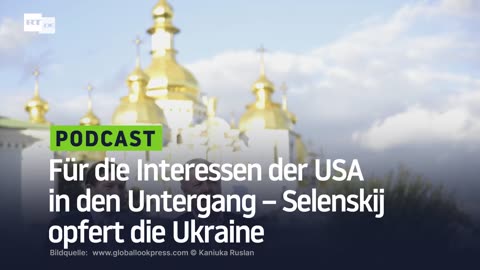 Für die Interessen der USA in den Untergang – Selenskij opfert die Ukraine