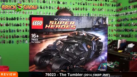 LEGO Batman The Tumbler Toy Review , Set 76023