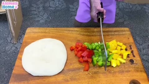 farmer bibi pick fruits to make pizza