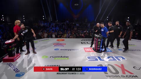 Power Slap 5 Middleweight Title Match | John Davis vs Azael Rodriguez