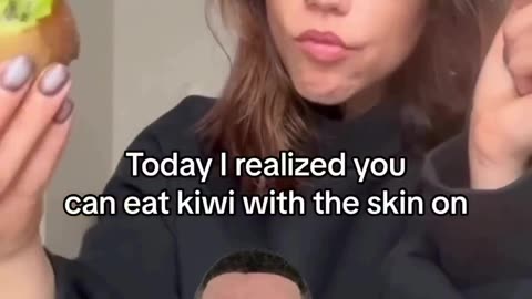 Yes, eating kiwi with the skin on can be healthier compared to eating just the flesh.