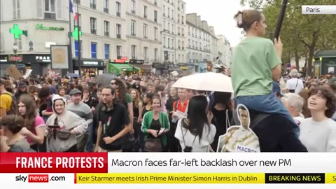 Thousands protest over Michele Barnier appointment as prime minister in France