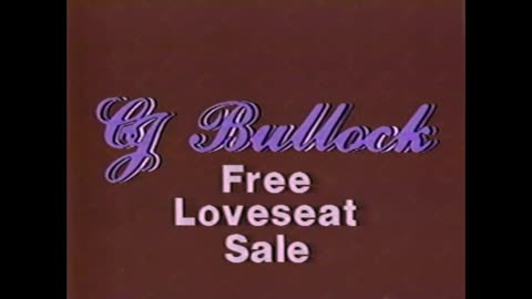 February 22, 1986 - J. Bullock Furniture Free Loveseat Sale