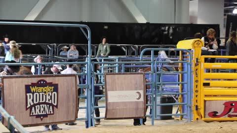 Barrel racing championship on December 12, 2017 at the convention center in Las Vegas.