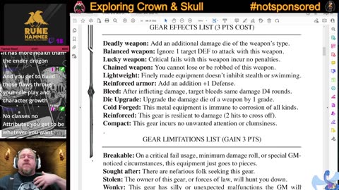 Crown & Skull RPG: Choose your faction, reap the rewards (and drawbacks) + Magic Specifics