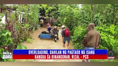 Overloading, dahilan ng pagtaob ng isang bangka sa Binangonan, Rizal – PCG